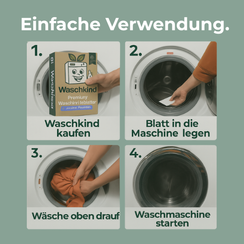 Waschkind Premium Waschblätter