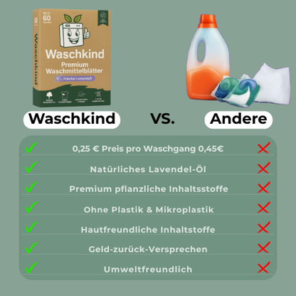 Waschkind Premium Waschblätter